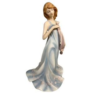 Home Interiors and Gifts Stephanie Porcelain Figurine Blue Dress 12242 2004 (#2)